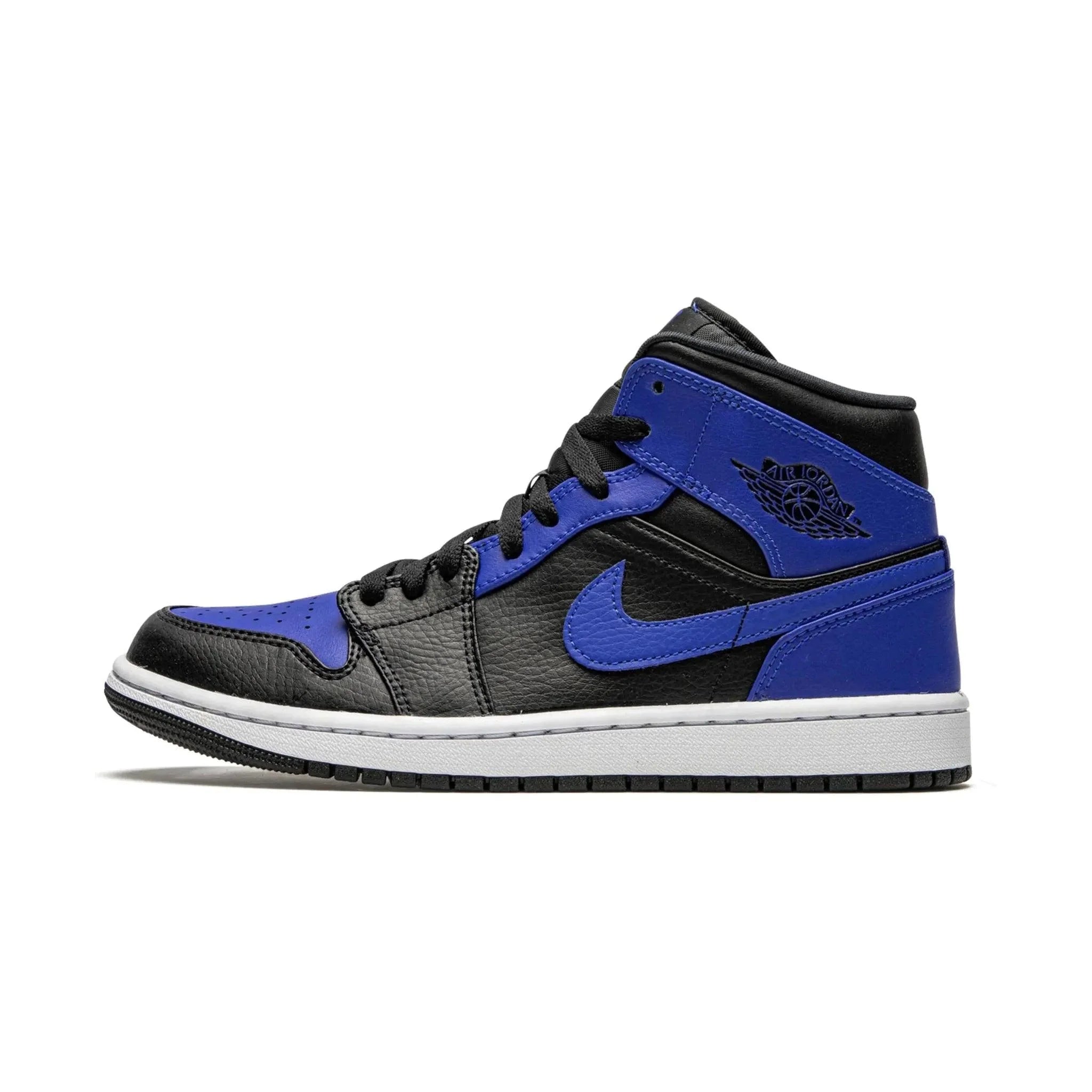 Air Jordan 1 Mid Hyper Royal Tumbled Leather – Urban Morocco Air Jordan 1 Mid Hyper Royal Tumbled Leather – Urban Morocco